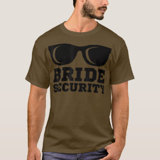 T-shirt Lunettes de soleil de sécurité de la mariée Mariag