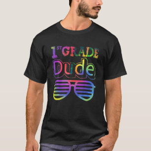 T-shirt Lunettes de soleil de teinture de 1ère année à l'é