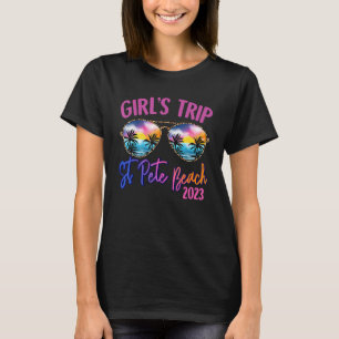 T-shirt Lunettes de soleil de voyage de filles de la plage