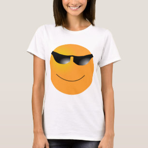 T-shirt Lunettes de soleil d'émoticône