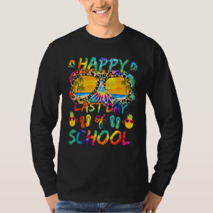 T-shirt Lunettes de soleil dernier jour d'école heureux