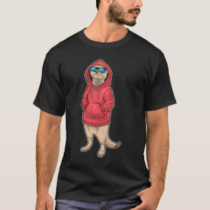 T-shirt Lunettes de soleil d'hiver de suricate