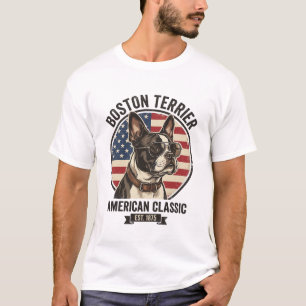 T-shirt Lunettes de soleil drapeau américain classique de