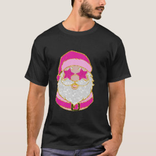 T-shirt Lunettes de soleil du Père Noël amusantes Joyeux N