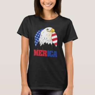 T-shirt Lunettes de soleil Eagle Merica 4 juillet Independ