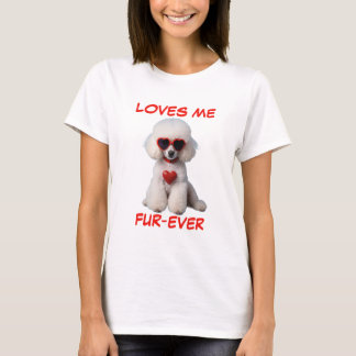 T-shirt Lunettes de soleil en forme de coeur rouge de cani