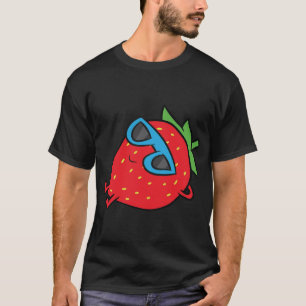 T-shirt Lunettes de soleil Fruit d'été fraise