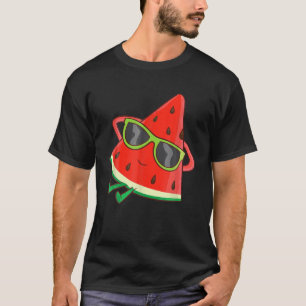 T-shirt Lunettes De Soleil Fruit Été Melon À La Pastèque
