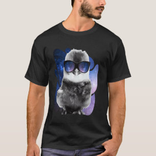 T-shirt Lunettes De Soleil Galaxie Bébé Poussin Poulet De