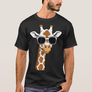 T-shirt Lunettes de soleil girafe drôle pour enfants