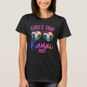 T-shirt Lunettes de soleil Kauai Hawaïennes Voyage Filles