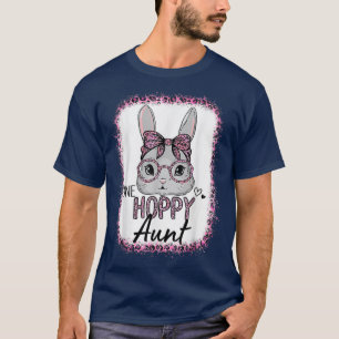 T-shirt Lunettes de soleil Léopard Rose Bleu Bunny de Pâqu