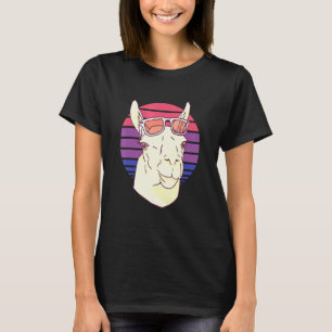 T-shirt Lunettes de soleil Llama Gay pride bisexuel