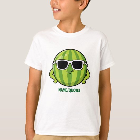 T-shirt Lunettes de soleil pastèque cool graphique de dess (Devant)