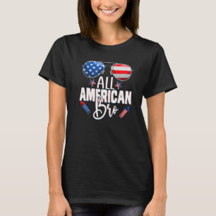 T-shirt Lunettes de soleil patriotiques Tous les 4 juillet
