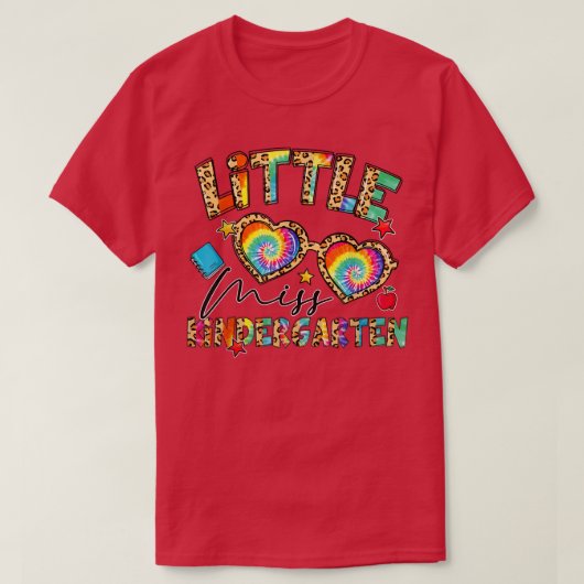 T-shirt Lunettes De Soleil Petite Mlle Kindergarten Retour (Design devant)