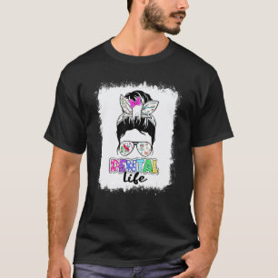 T-shirt Lunettes de soleil pour femmes aux cheveux décoiff