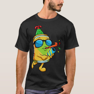 T-shirt Lunettes de soleil pour la fête avec sifflet Confe