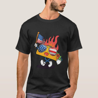 T-shirt Lunettes de soleil Taco Drapeau Américain Usa 4 Ju