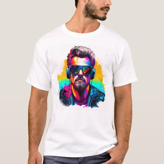 T-shirt Lunettes de soleil vides (Devant)
