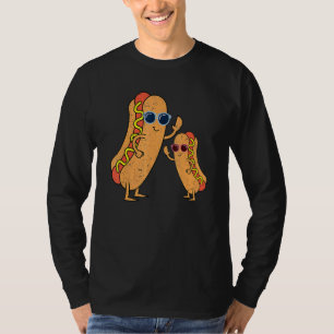 T-shirt Lunettes de soleil Wiener Hotdog Foody Restauratio