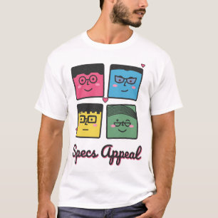 T-shirt Lunettes drôles pour porteur de lunettes de pun