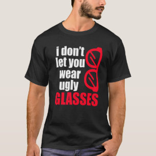 T-shirt Lunettes moches Opticien Ophtalmologiste Contact L