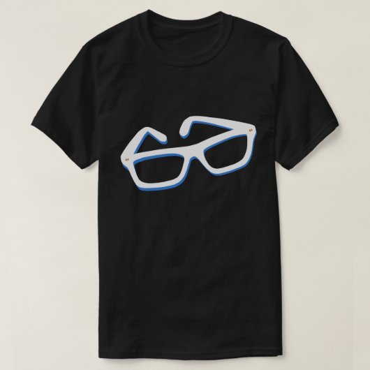 T-shirt Lunettes Nerd cool (Design devant)