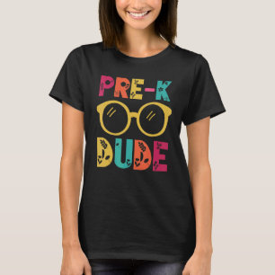 T-shirt Lunettes Pré-Mâde Retour À L'École Étudiant Enseig