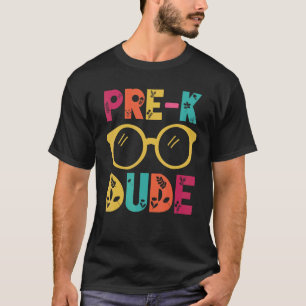 T-shirt Lunettes Pré-Mâde Retour À L'École Étudiant Enseig