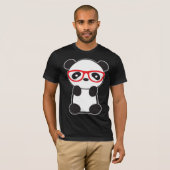 T-shirt Lunettes rouges Débardeur Panda (Devant entier)