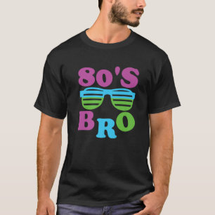 T-shirt Lunettes Vintages rétro Bro Des Années 80