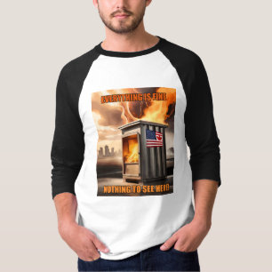 T-shirt L'unité nord-américaine : se mettre à fumer
