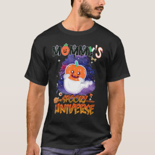 T-shirt L'univers Éffrayant de maman mignon fantôme Hallow