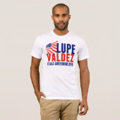 T-shirt Lupe Valdez pour le gouverneur 2018 du Texas (Devant entier)