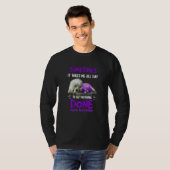 T-shirt Lupus Awareness Ribbon Your Battle My Battle Dog (Devant entier)