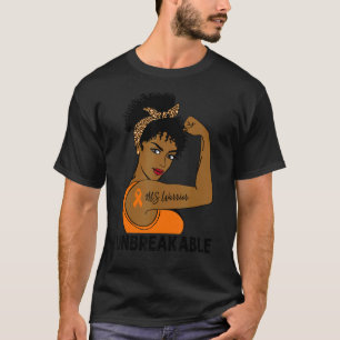T-shirt Lupus Guerrier Forte Black Femmes Indestructible A