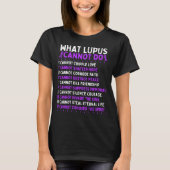 T-shirt Lupus Sensibilisation Lutter Lupus Warrior Ribbon (Devant)