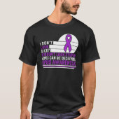 T-shirt Lupus Sensibilisation Ne Semble Pas Malade Violet (Devant)
