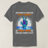 T-shirt Lupus Sensibilisation Rien ne me fait peur Hallowe (Design devant)