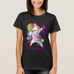 T-shirt lupus Sensibilisation s Unicorn Dabbing Survivor C
