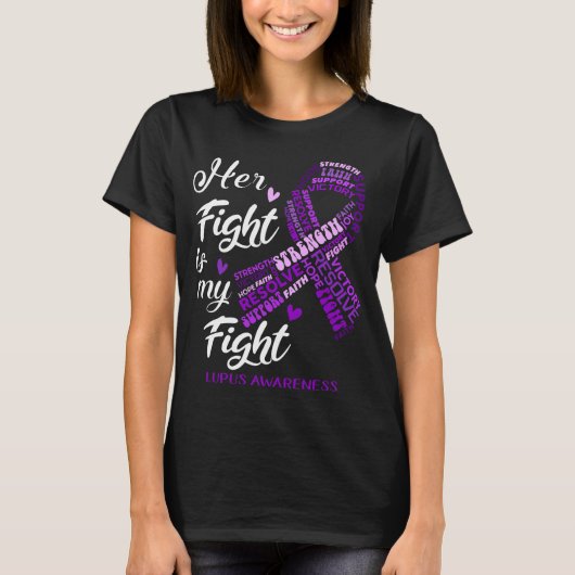 T-shirt Lupus Son combat est mon combat (Devant)