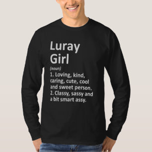 T-shirt Luray Girl Va Virginia Funny City Accueil Racines
