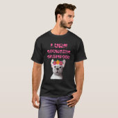 T-shirt Lure Courses Champion Chien Avec Couronne Fleur (Devant entier)