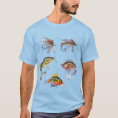 T-shirt Lures de pêche (Devant)