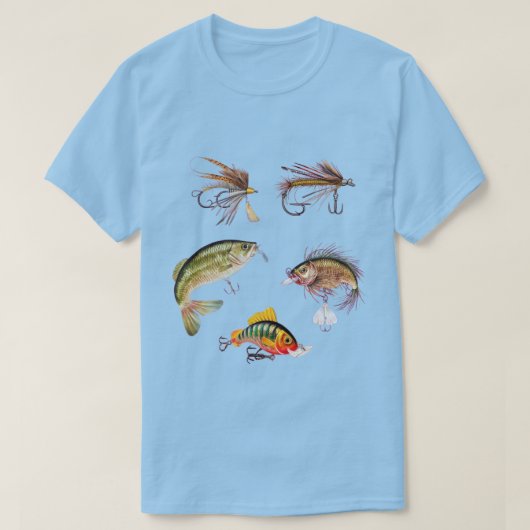 T-shirt Lures de pêche (Design devant)