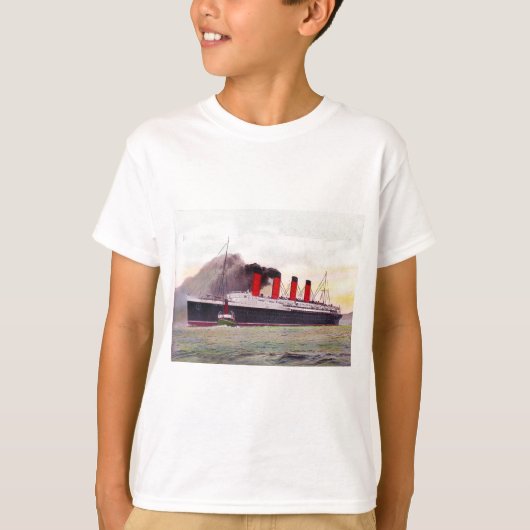 T-shirt Lusitania 1907 de RMS (Devant)