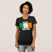 T-shirt Lusk, Irlande avec drapeau irlandais (Devant entier)