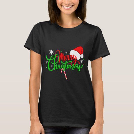 T-shirt Lustiges Weihnachts Geschenke Merry Christmas Funn (Devant)