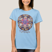 T-shirt Lustré Zen Lotus Namaste (Devant)